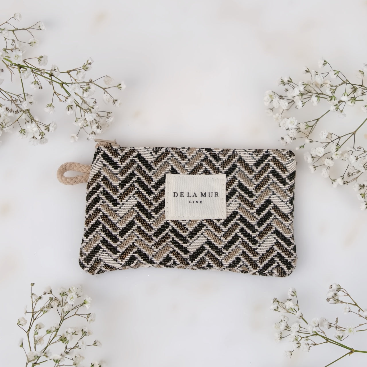 Portamonete Artigianale in Tessuto Stampato