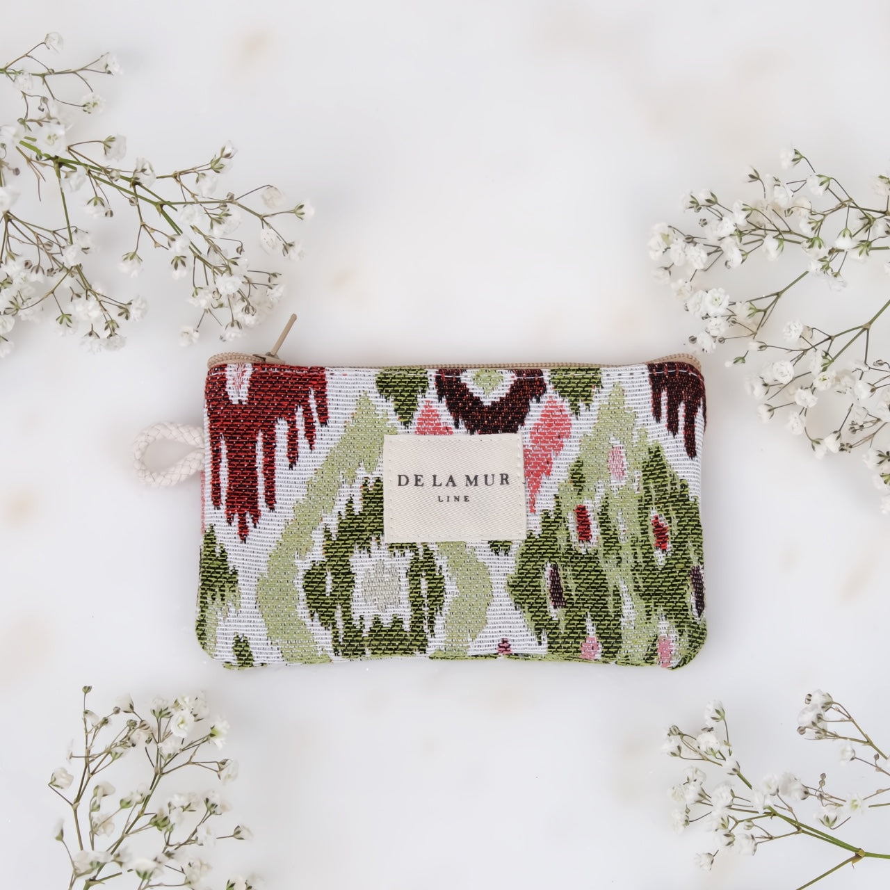 Portamonete Artigianale in Tessuto Stampato
