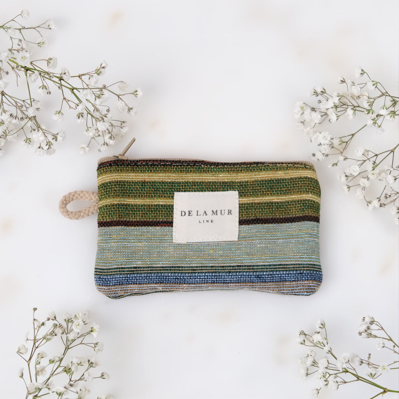 Portamonete Artigianale in Tessuto Stampato