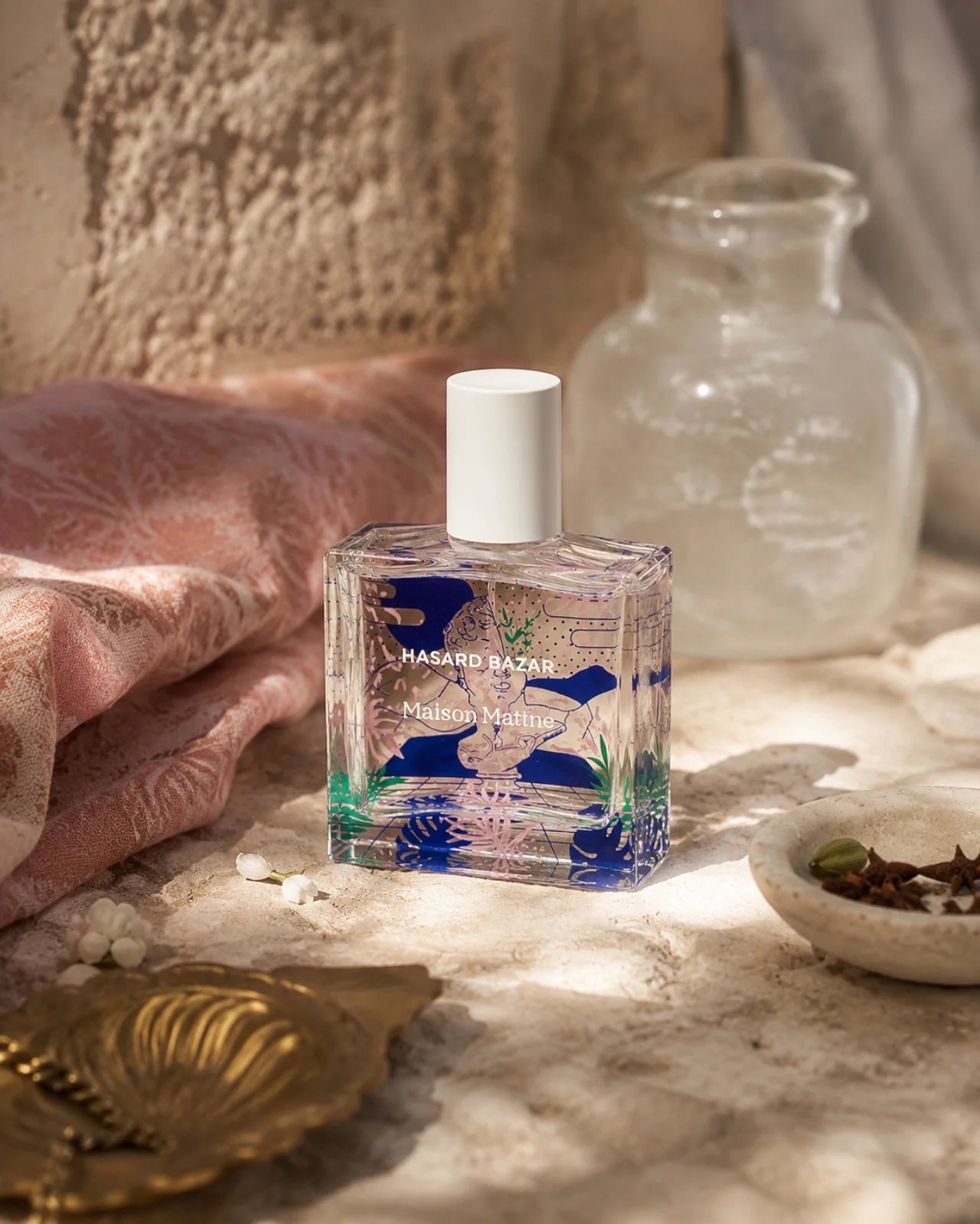 Hasard Bazar di Maison Matine - Roma Eau de Parfum - 50 ml | Profumo muschiato, ambrato, vanigliato, speziato, cipriato, floreale
