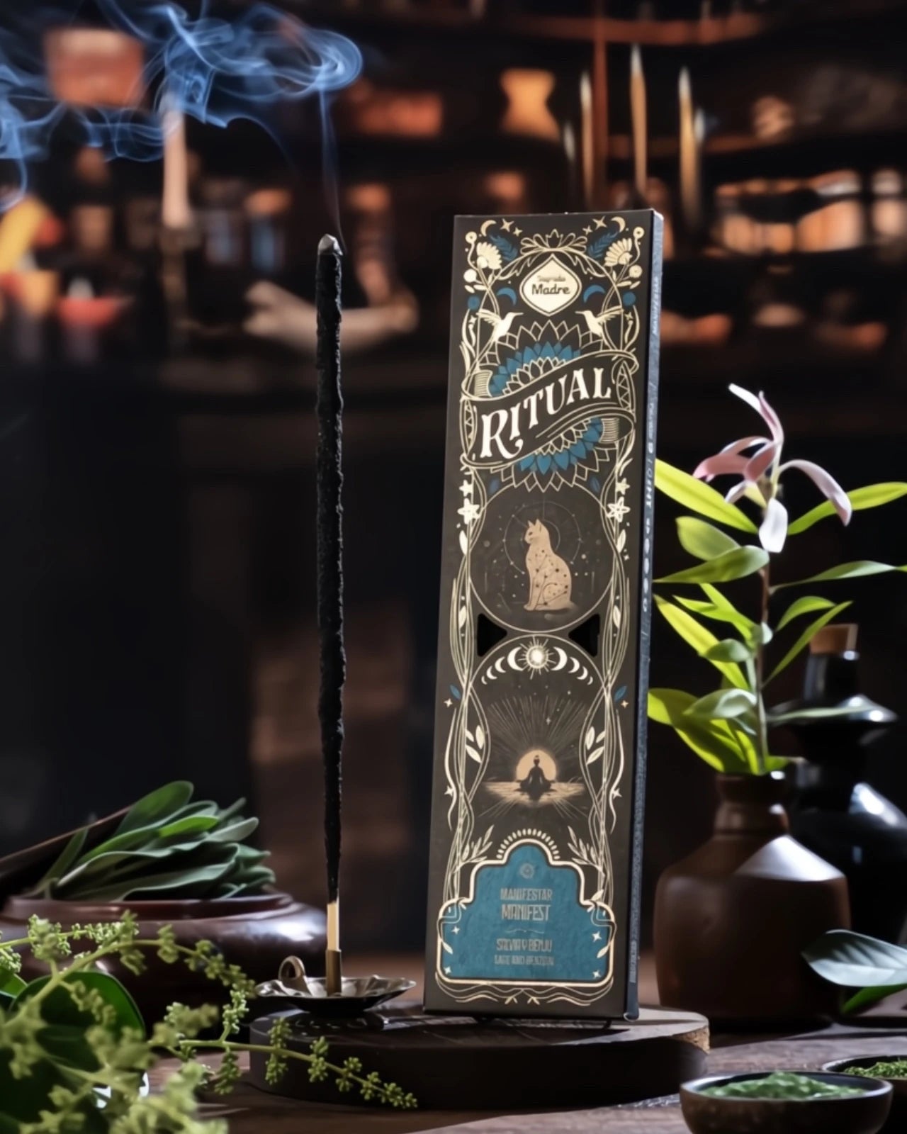 Incenso Ritual Manifestare Sagrada Madre con fragranza energizzante per creare consapevolmente, dare forma ai desideri e realizzare sogni