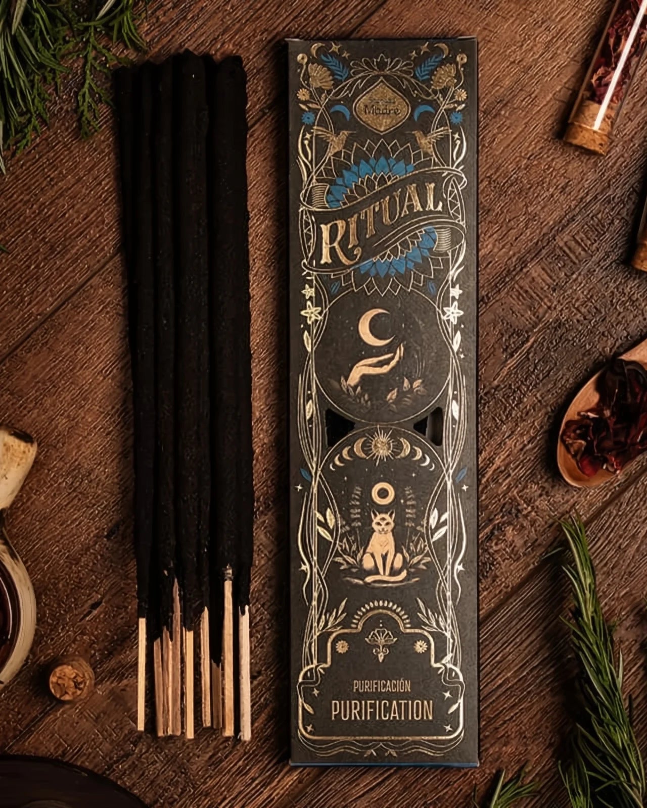 Incenso Ritual Purificazione Sagrada Madre con fragranza confortante per dissolvere negatività e per una purificazione profonda delle energie