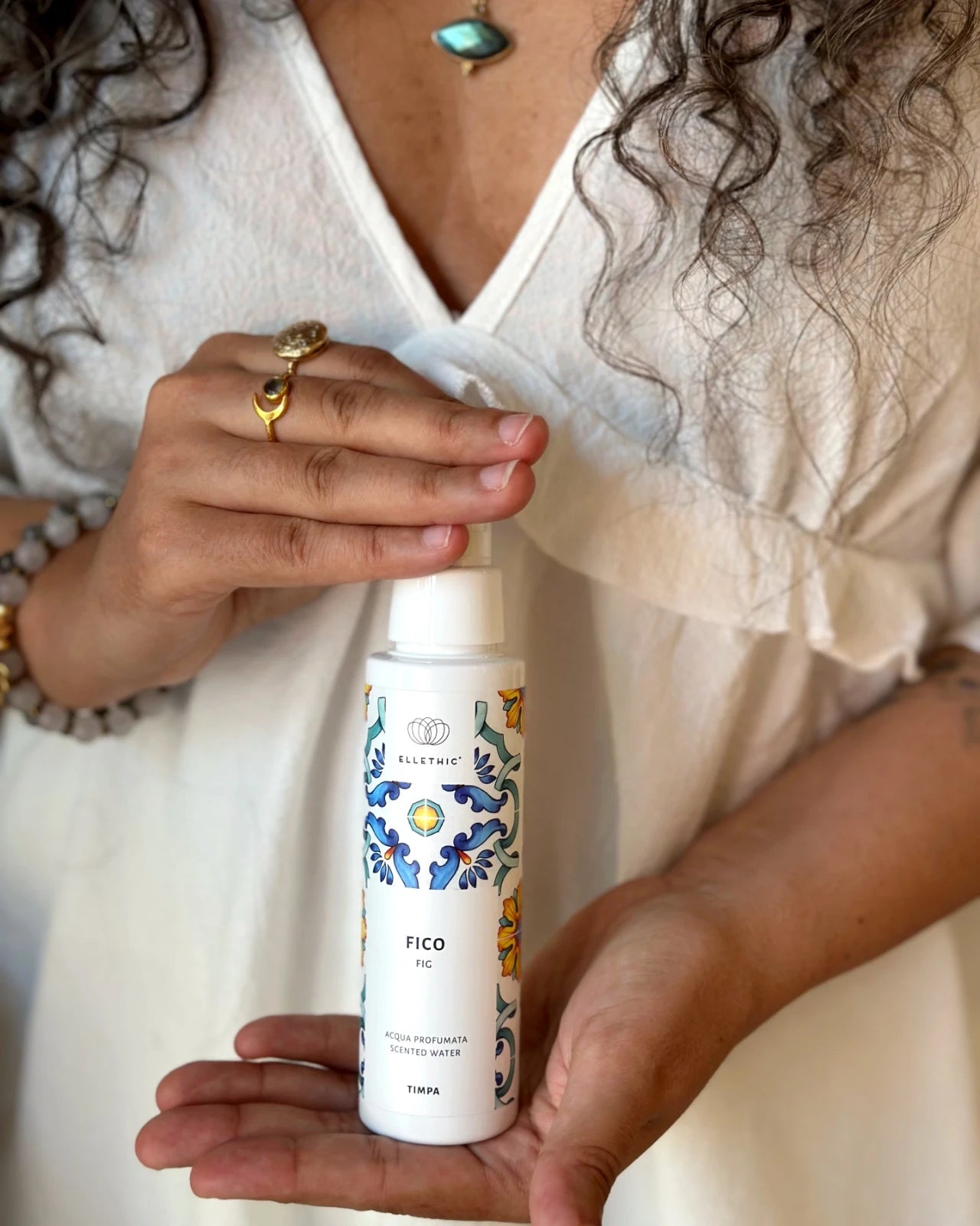 acqua profumata corpo e capelli mist-nebbia idratante profumo naturale al fico | io sono la luce roma