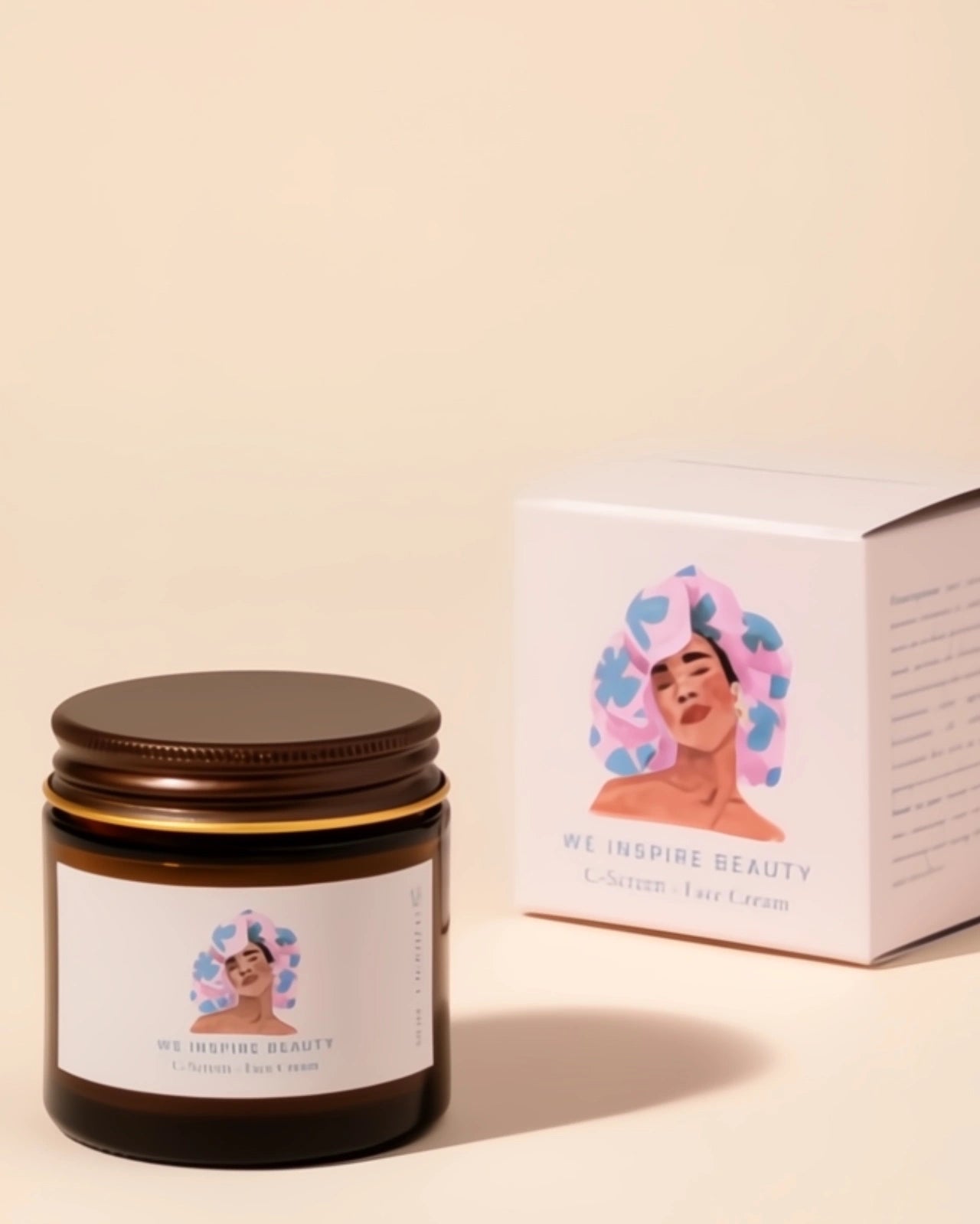 crema viso naturale illuminante con vitamina C - We Inspire Beauty - Roma