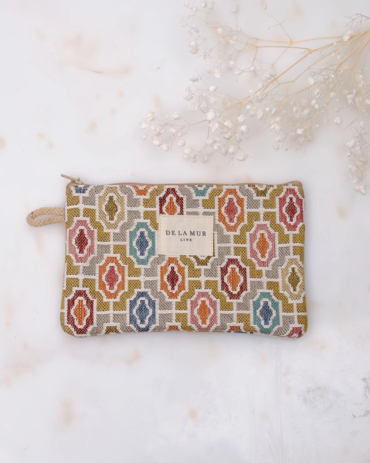 mini pochette necessaire artigianale stampa fine