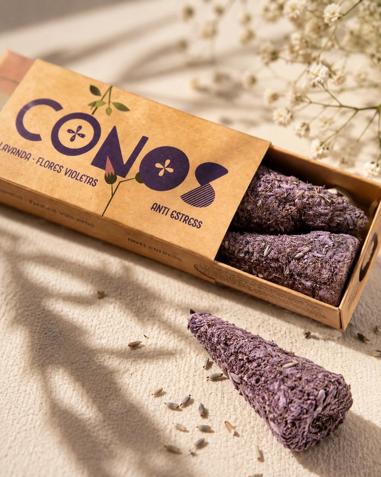 Incenso a cono di Sagrada Madre | Incensi artigianali con base naturale e profumi selezionati 8 coni in packaging di carta ecologico - Roma