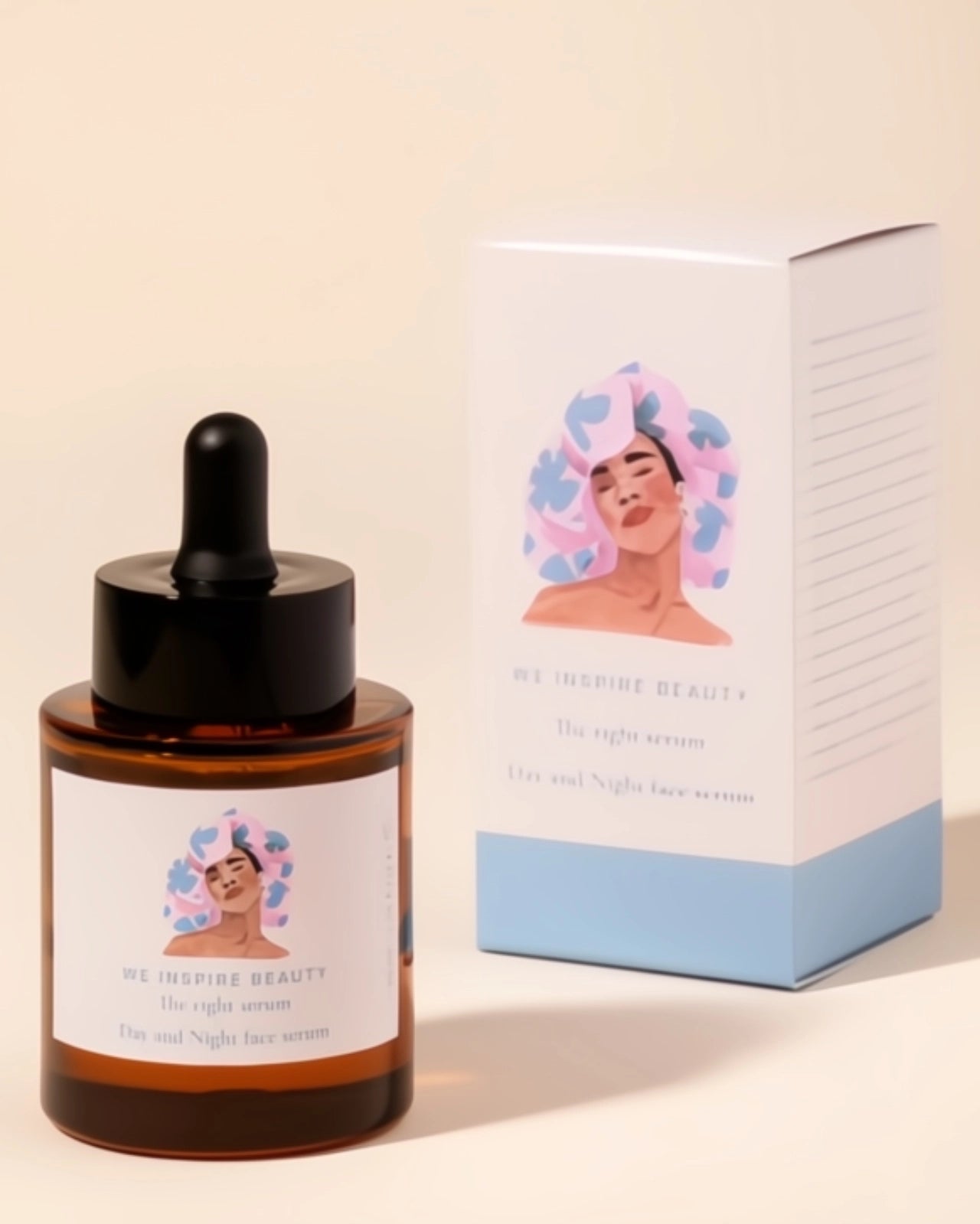 siero viso naturale idratante con peptidi e acido ialuronico we inspire beauty