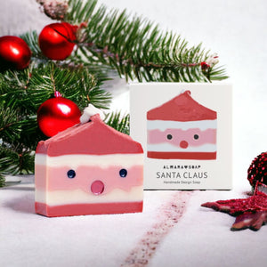 Almara Soap: Sapone Solido Limited Edition Speciale Natale Santa Claus