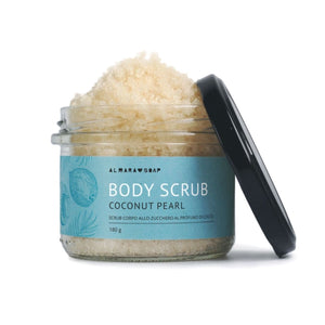 Almara Soap: Scrub Corpo Naturale allo Zucchero Coconut Pearl
