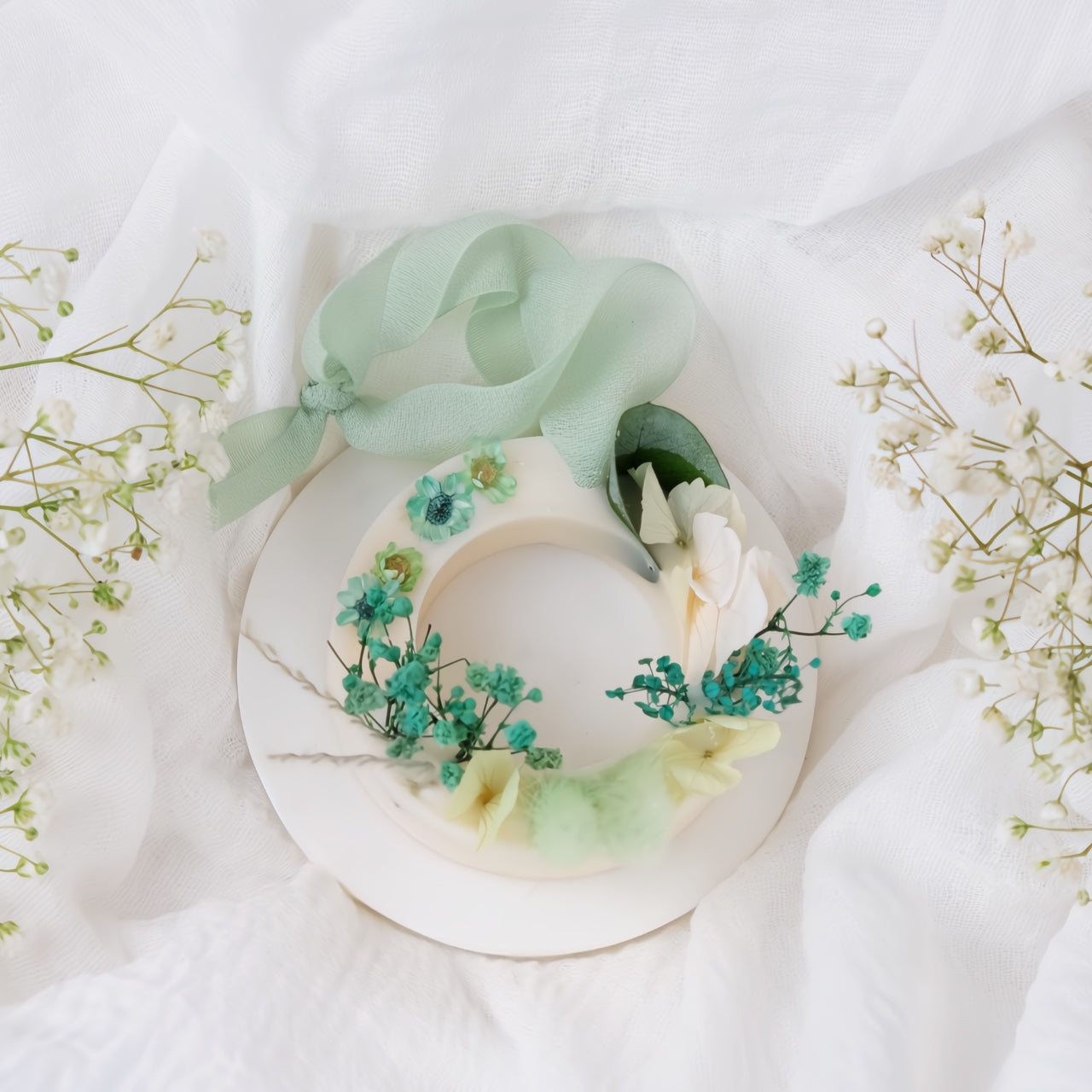 Boa Sorte: Gift Box Biscotto della Fortuna + Cartolina + Mini Ghirlanda Profumata in Cera
