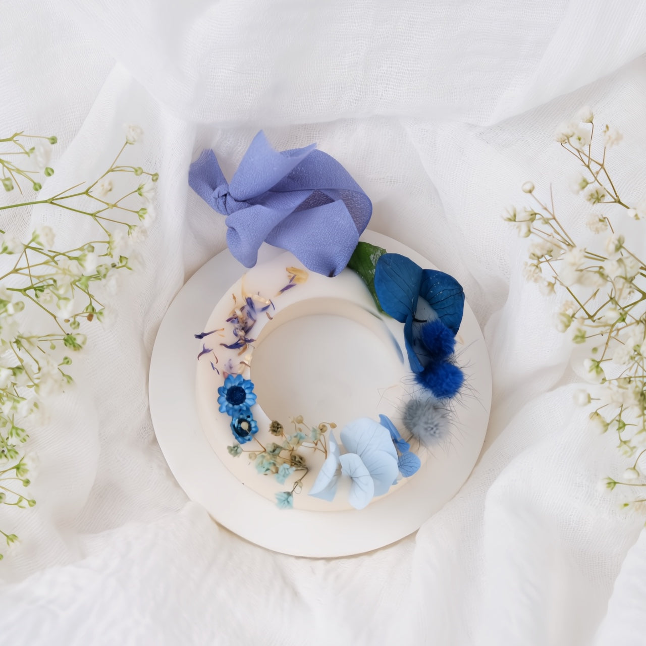 Boa Sorte: Gift Box Biscotto della Fortuna + Cartolina + Mini Ghirlanda Profumata in Cera