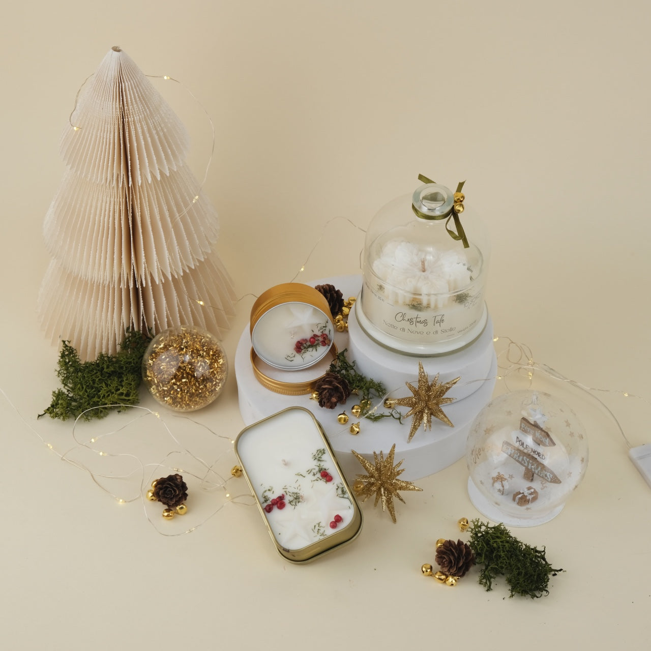 Christmas Tale: Capsule Collection Natale Candele Profumate Cera di Soia