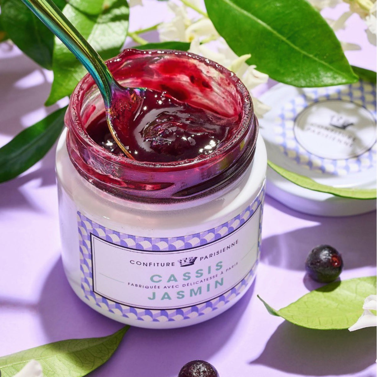 Confiture Parisienne: Confettura Ribes Nero e Gelsomino 100 gr