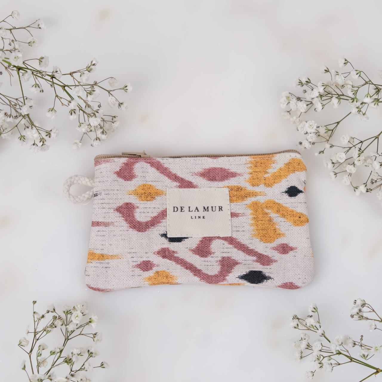 Portamonete Artigianale in Tessuto Stampato