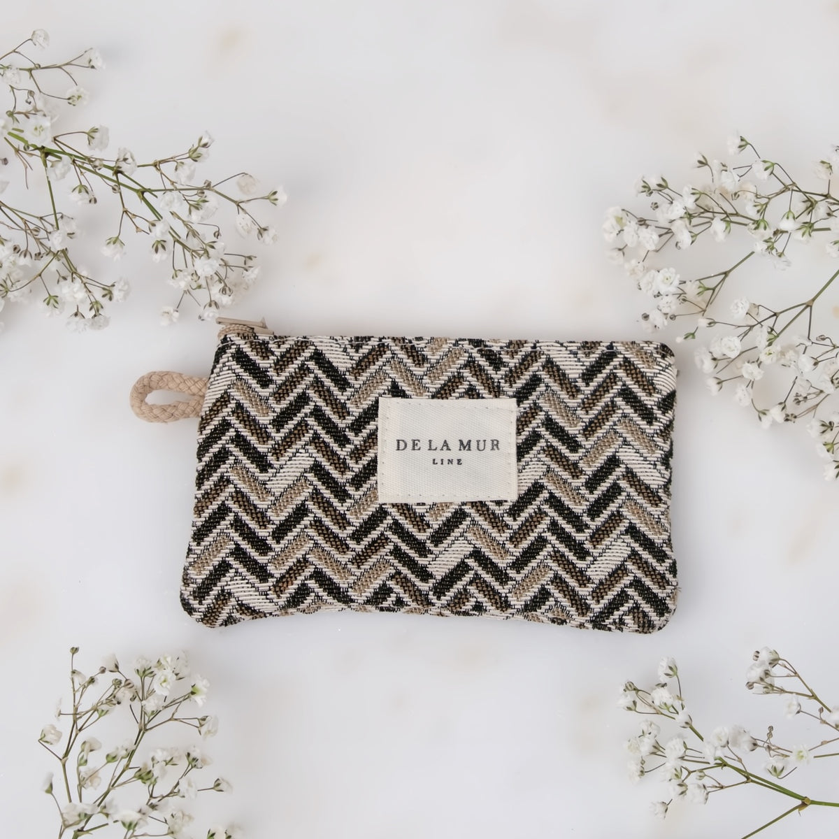 Portamonete Artigianale in Tessuto Stampato