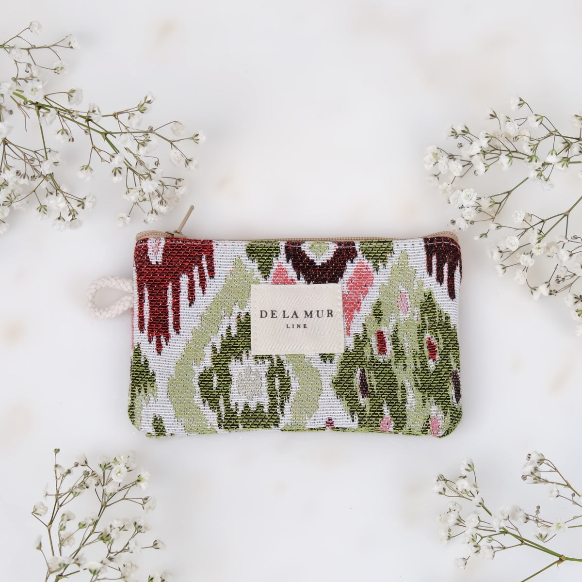 Portamonete Artigianale in Tessuto Stampato