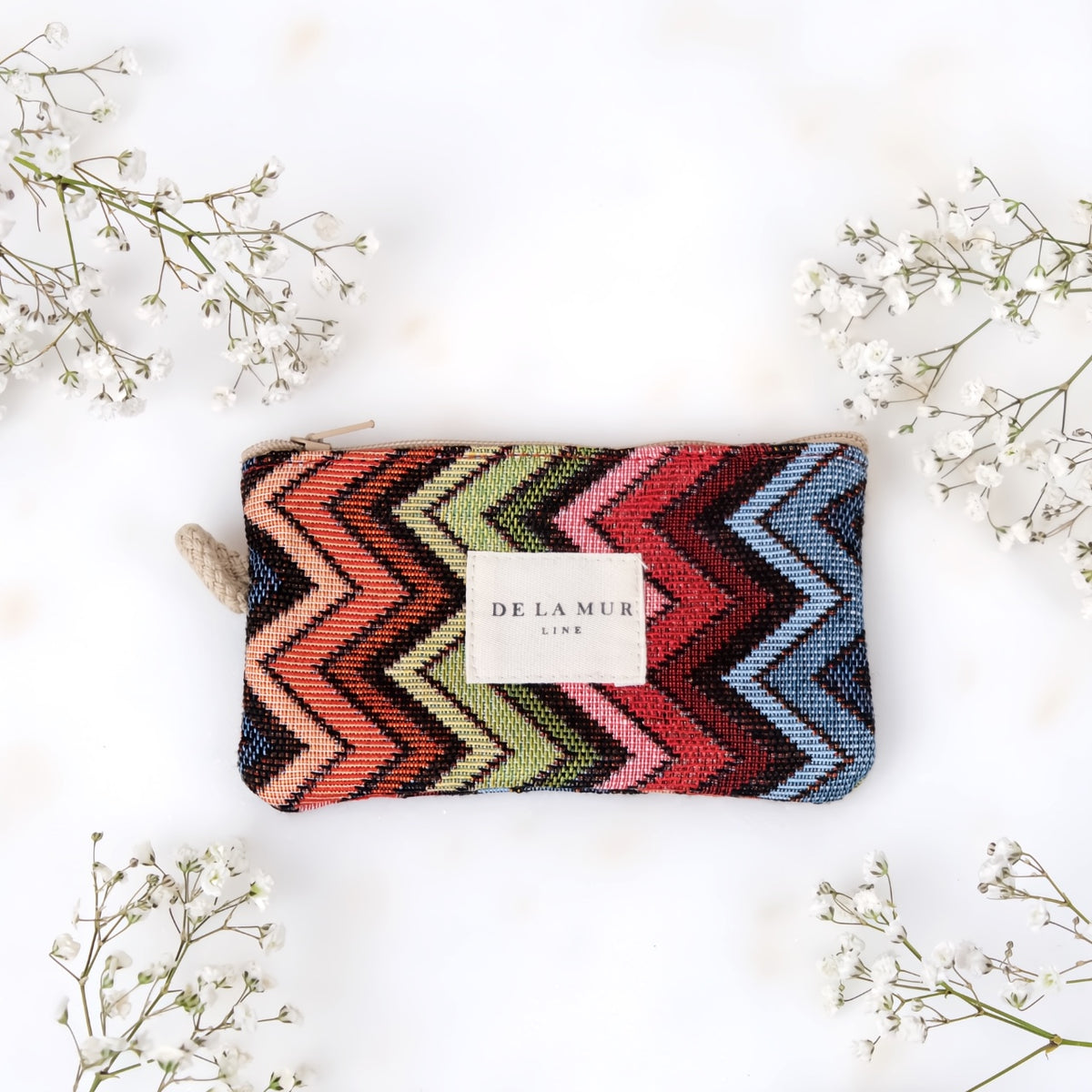 Portamonete Artigianale in Tessuto Stampato