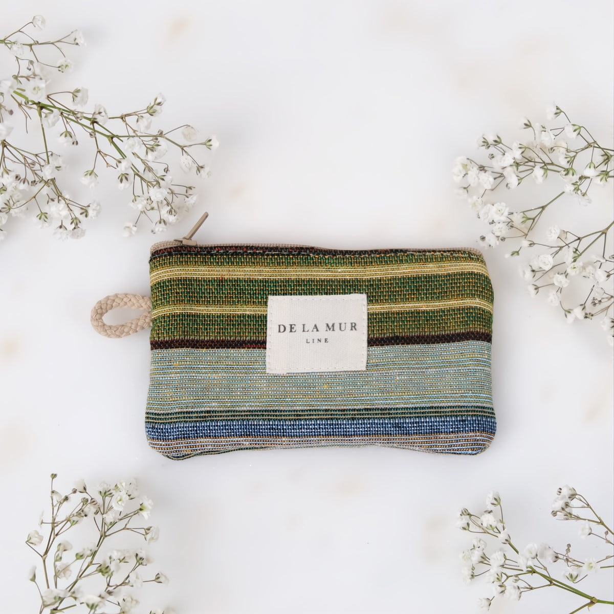 Portamonete Artigianale in Tessuto Stampato