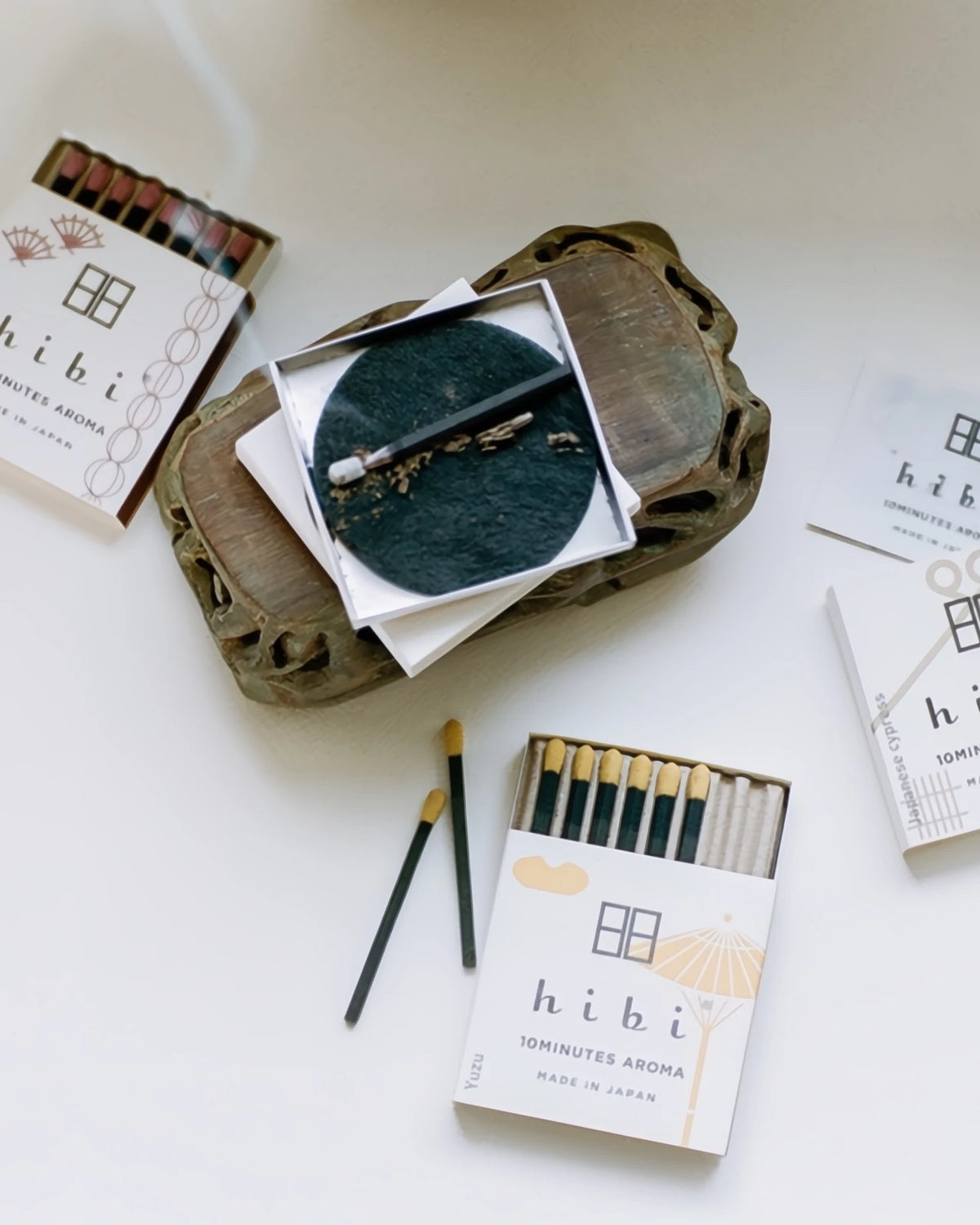 Fiammiferi d&#39;incenso Hibi - Design Giapponese Elegante 