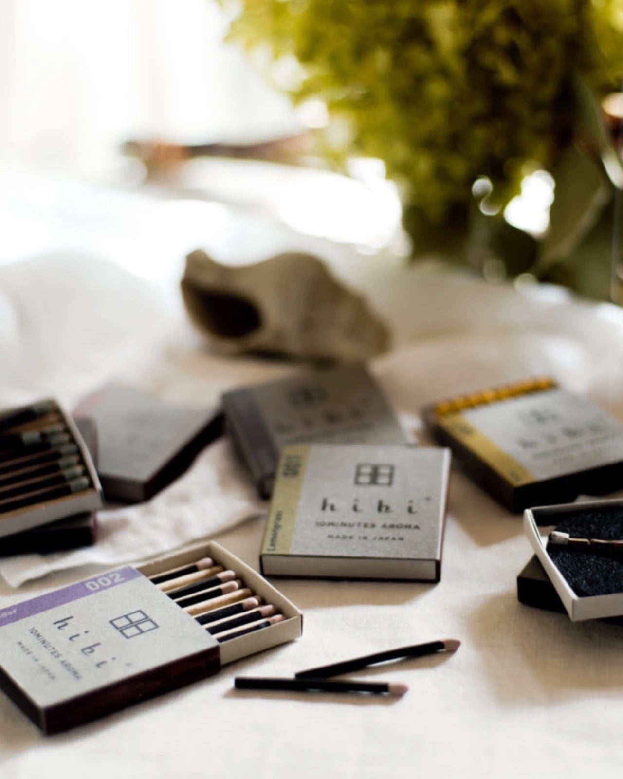 Fiammiferi d'incenso Hibi - Design Giapponese Elegante 