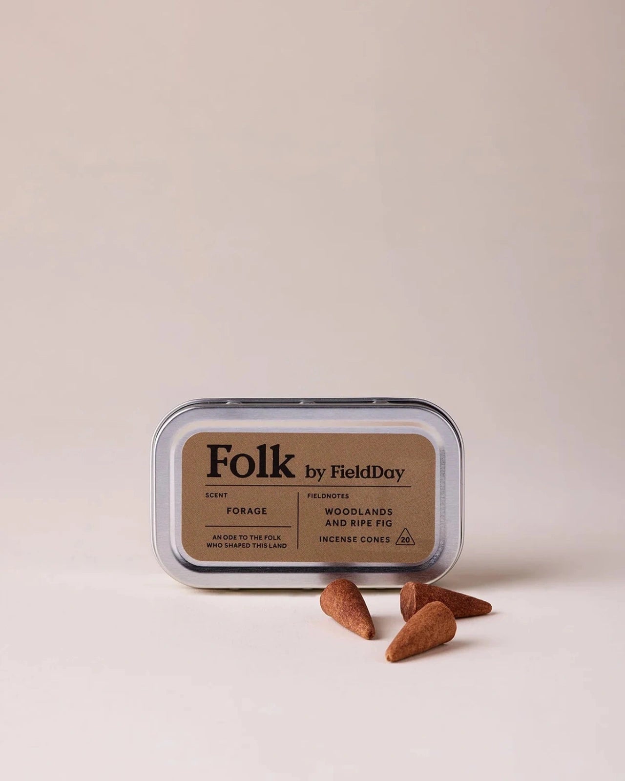 Incensi a cono 100% naturali, creati artigianalmente in Irlanda | Forage - Profumo di Boschi e Fico Maturo