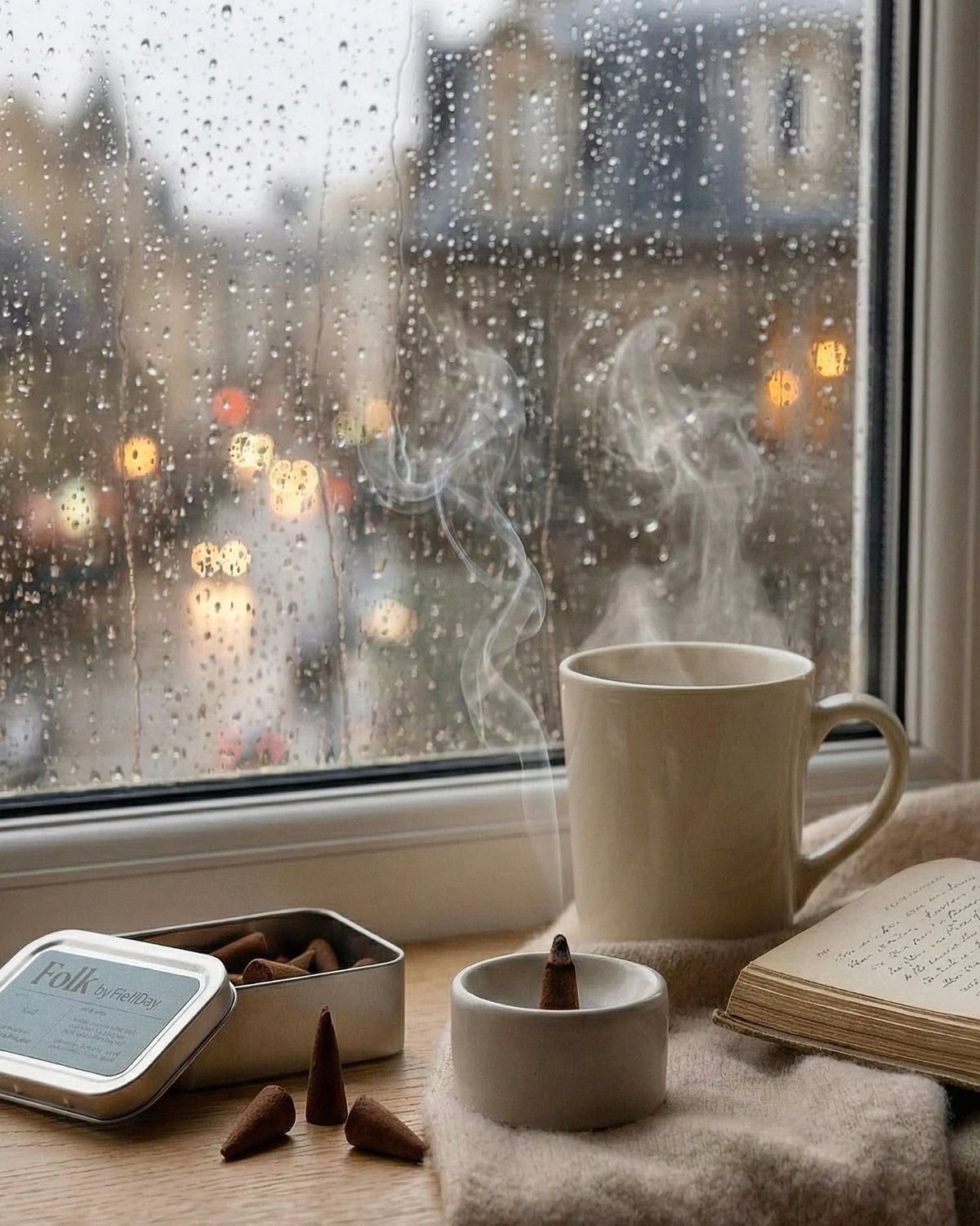 Incensi a cono 100% naturali, creati artigianalmente in Irlanda, fragranze raffinate per rituali di slow living quotidiano