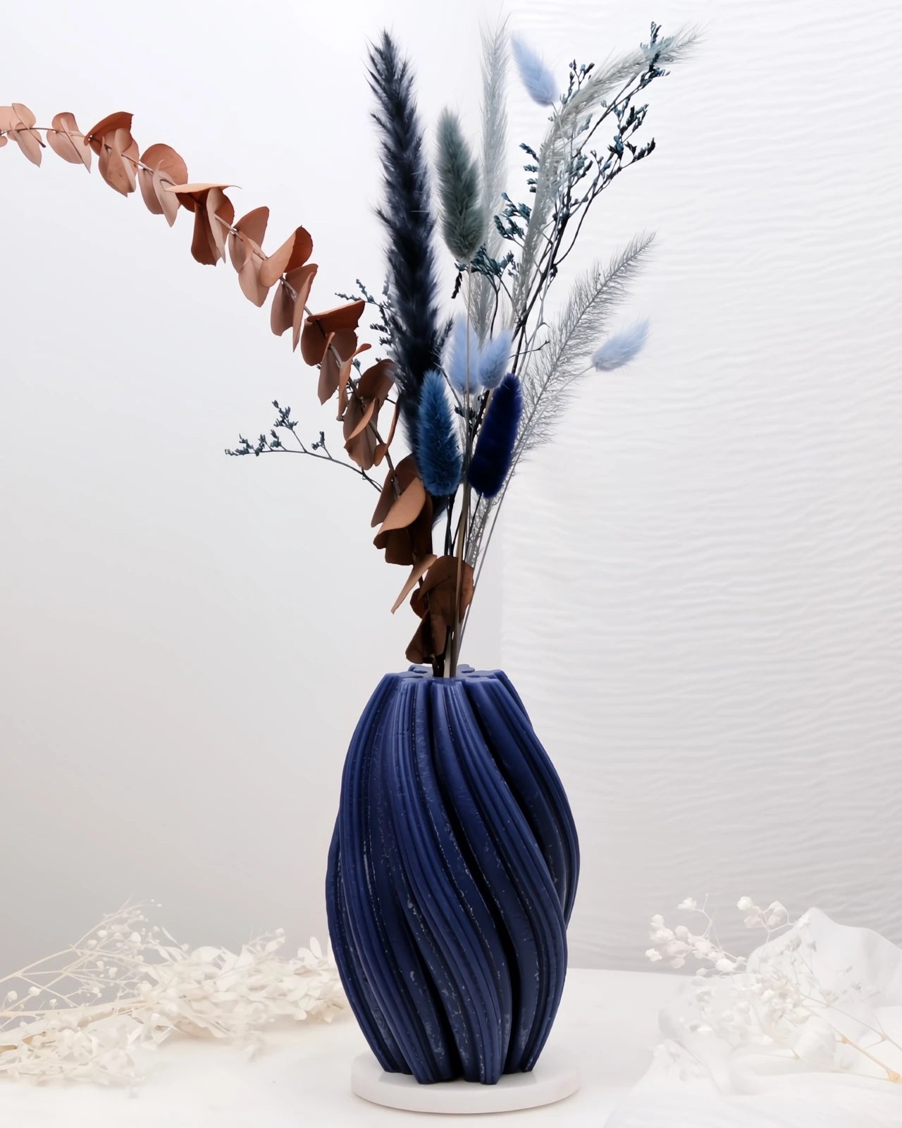 Mythos | Vasi Scultorei in Cera con Fiori Secchi e Stabilizzati