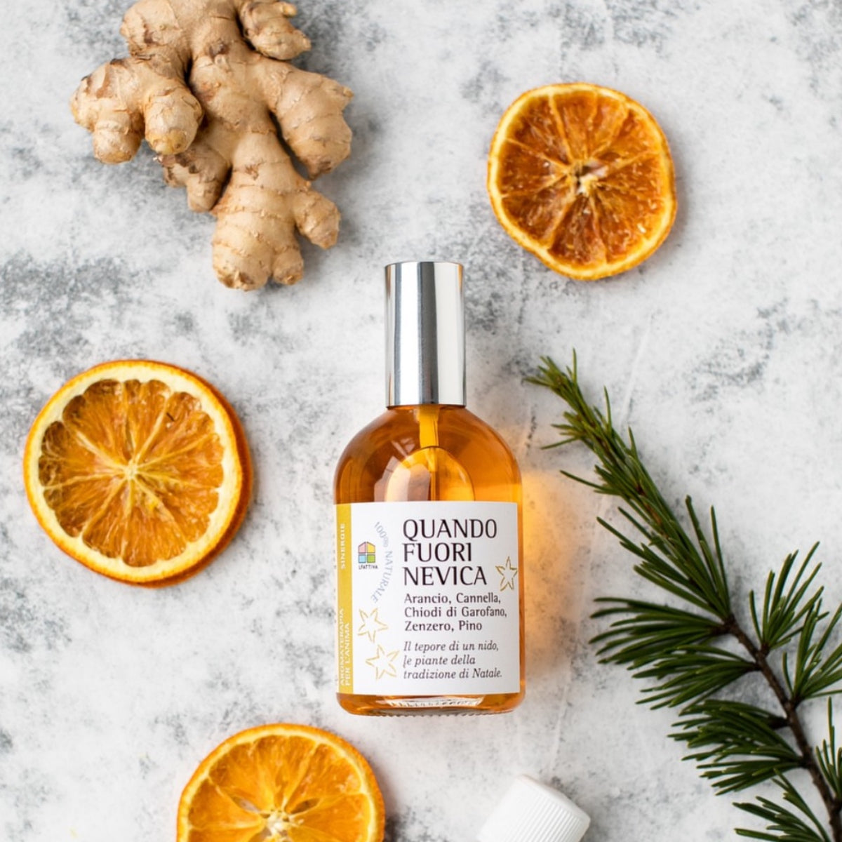 Olfattiva: Acqua di Profumo Naturale Aromaterapico Oli Essenziali Quando Fuori Nevica