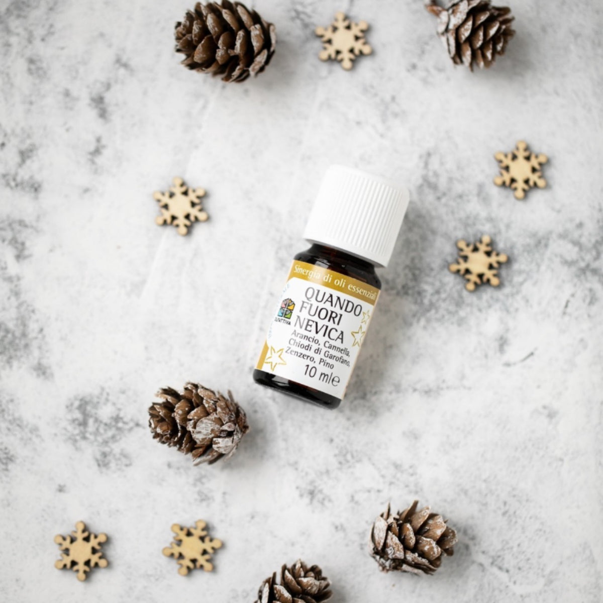 Olfattiva: Sinergia Oli Essenziali Aromaterapia Quando Fuori Nevica