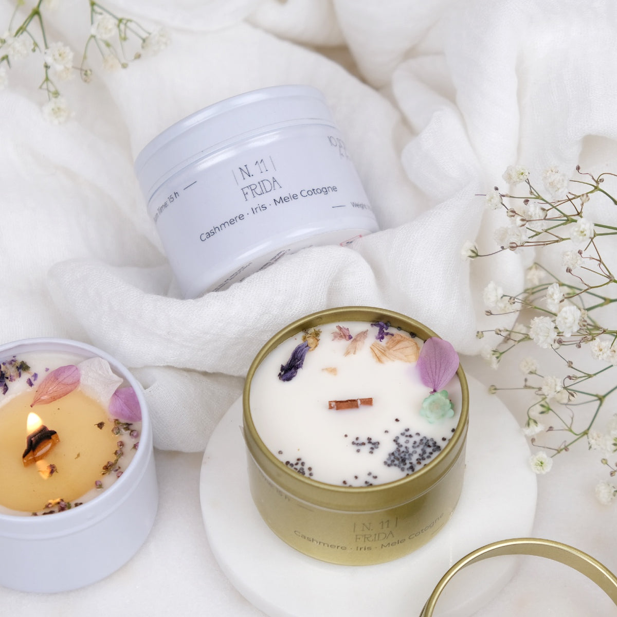 Piccoli Gesti: Candela Profumata Botanica in Cera di Soia in Tin di Alluminio