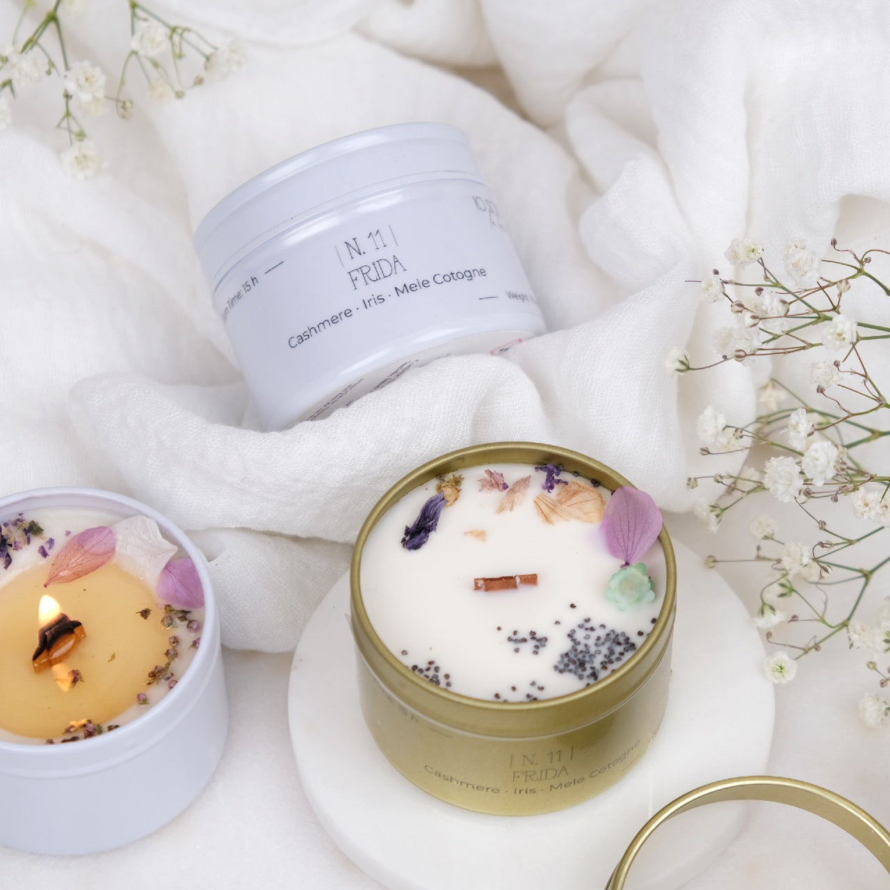 Piccoli Gesti: Candela Profumata Botanica in Cera di Soia in Tin di Alluminio