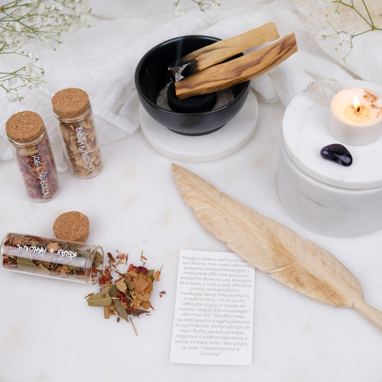 Rituals: Kit Purificazione Legni Aromatici e Palosanto