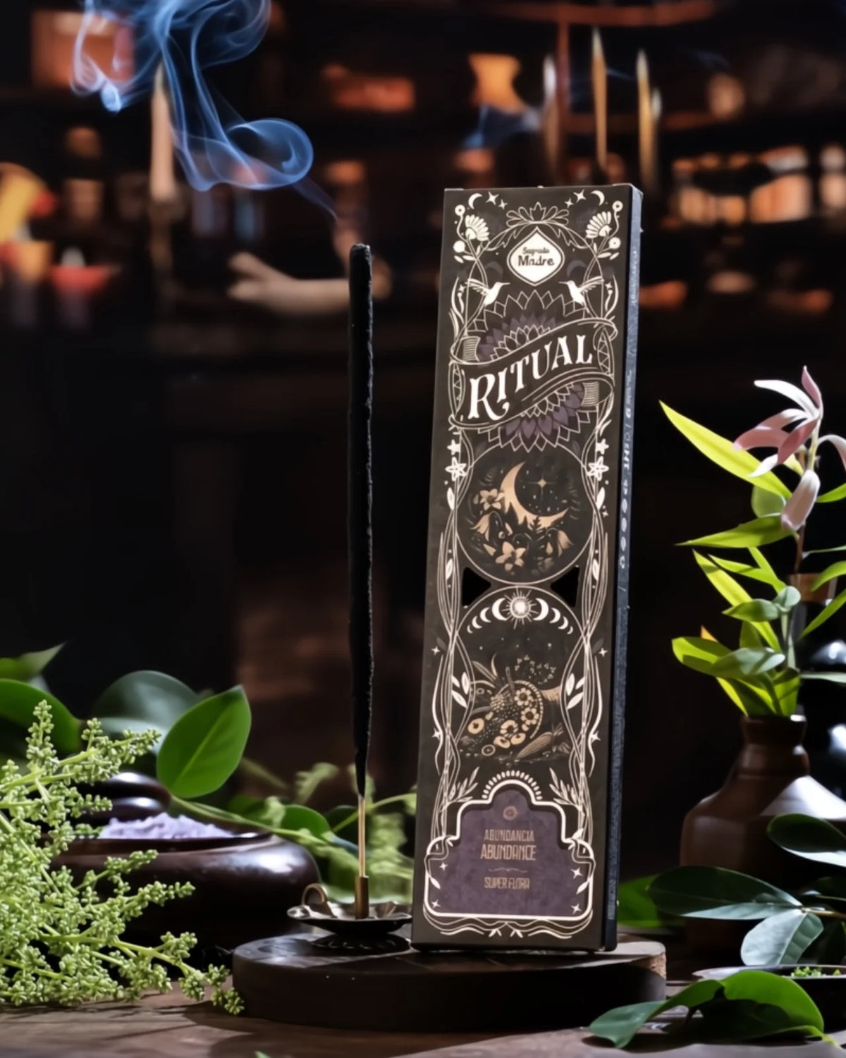 Incenso Ritual Abbondanza Sagrada Madre con fragranza rigenerante per attrarre prosperità ed abbondanza materiale 