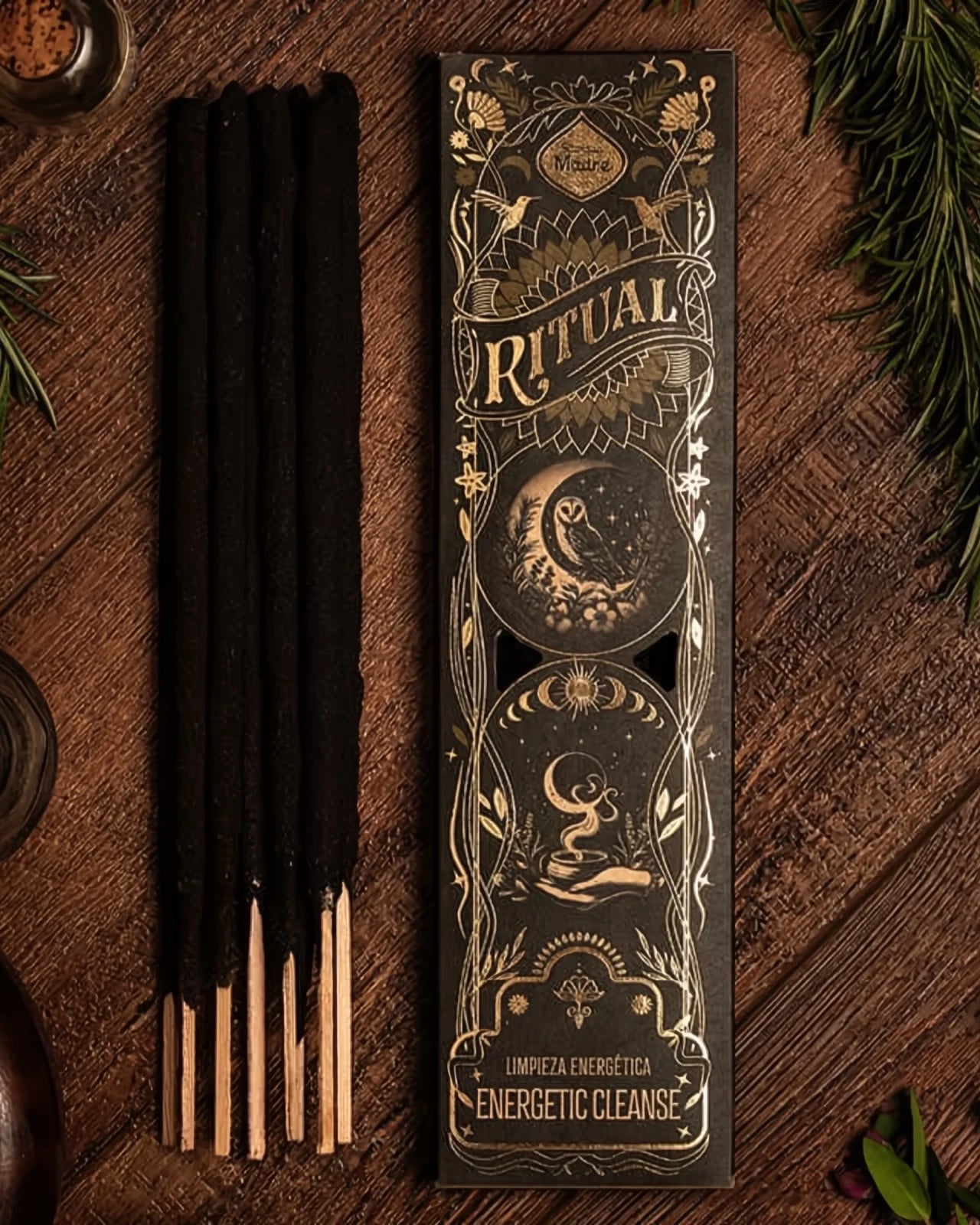 Incenso Ritual Pulizia Energetica Sagrada Madre con fragranza calmante per purificare ambienti e spirito e rinnovare le energie di casa