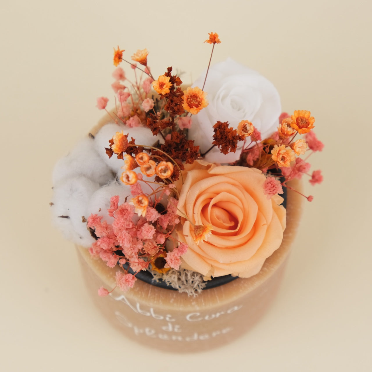 Sushi Flower: Vaso di Cera Personalizzato & Bouquet Fiori Stabilizzati e Secchi