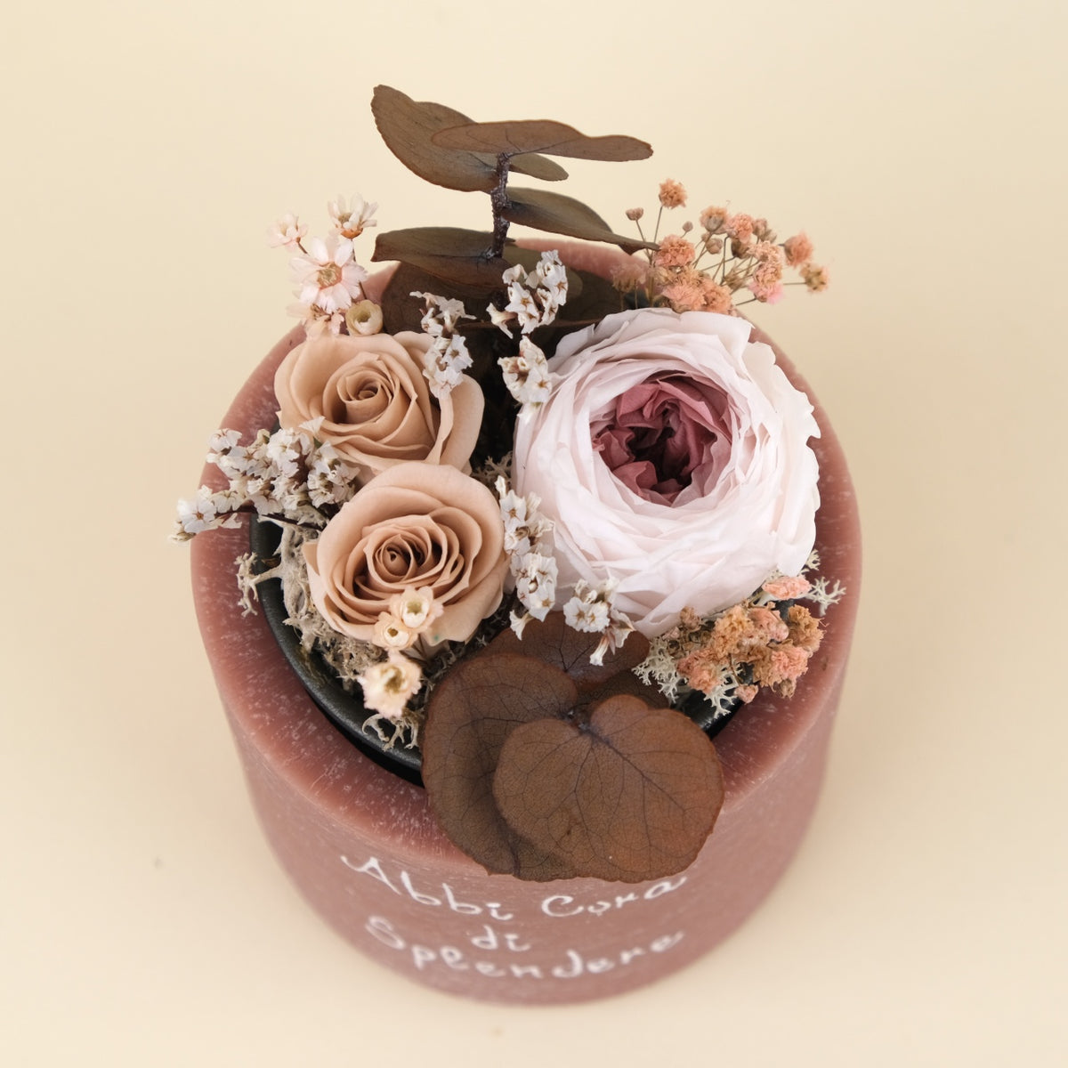 Sushi Flower: Vaso di Cera Personalizzato & Bouquet Fiori Stabilizzati e  Secchi