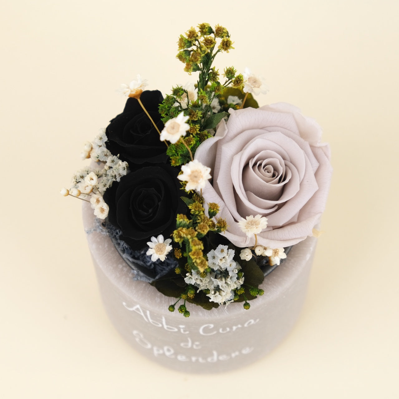 Sushi Flower: Vaso di Cera Personalizzato & Bouquet Fiori Stabilizzati e Secchi