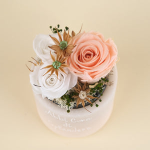 Sushi Flower: Vaso di Cera Personalizzato & Bouquet Fiori Stabilizzati e Secchi