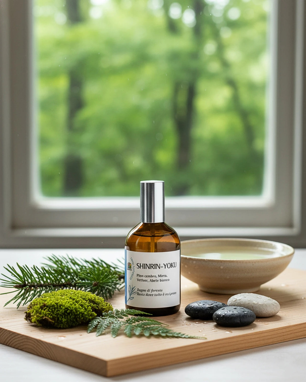 Shinrin-Yoku profumo botanico bagno foresta naturale Olfattiva 115ml oli essenziali pino abete vetiver Roma