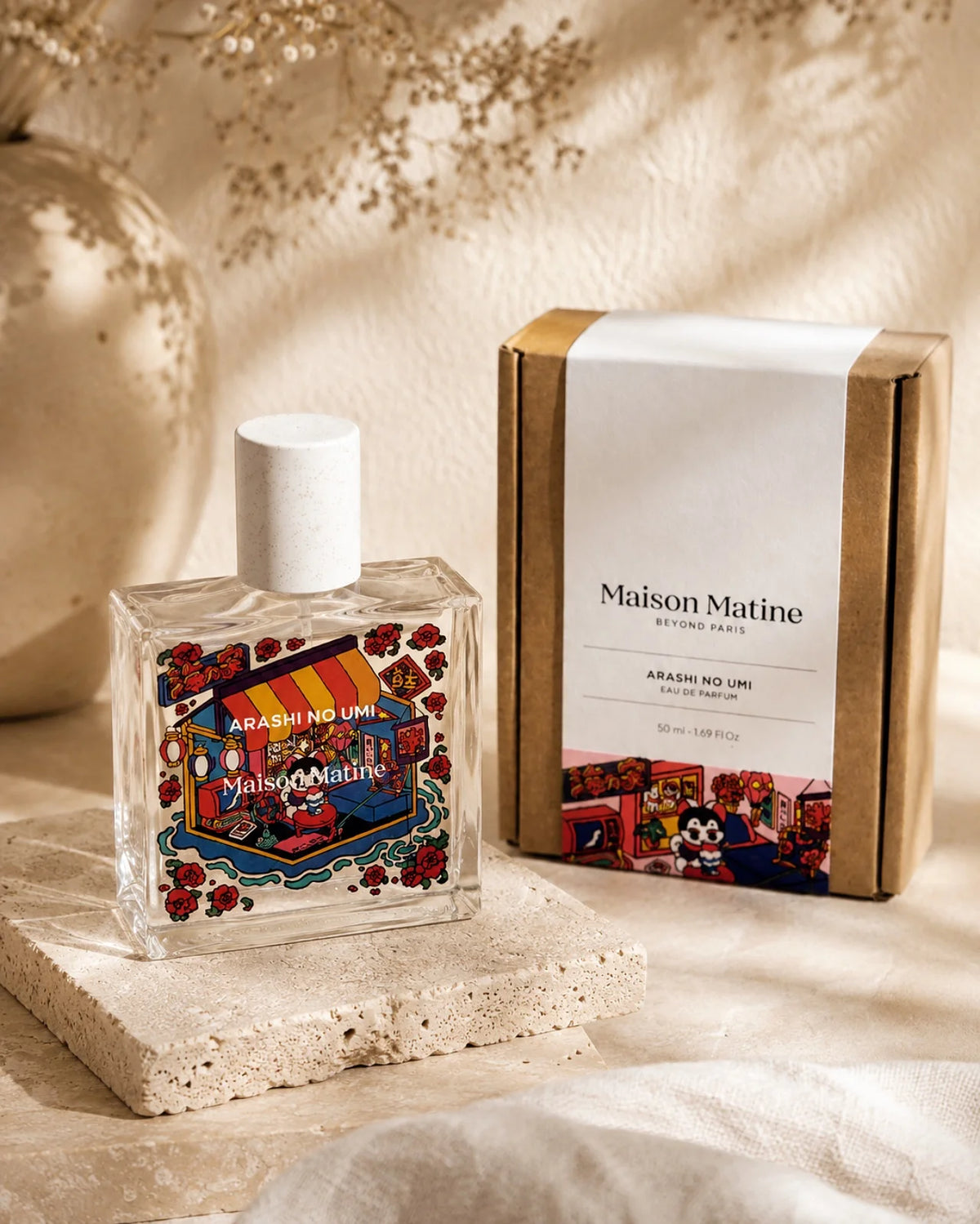 Arashi No Umi di Maison Matine - Roma | Eau de Parfum - 50 ml | Profumo di Nicchia Francese 