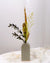 Vaso Arco Iris Serendipity - vaso in cera artigianale a forma di arcobaleno con fiori stabilizzati e secchi verde salvia piccolo
