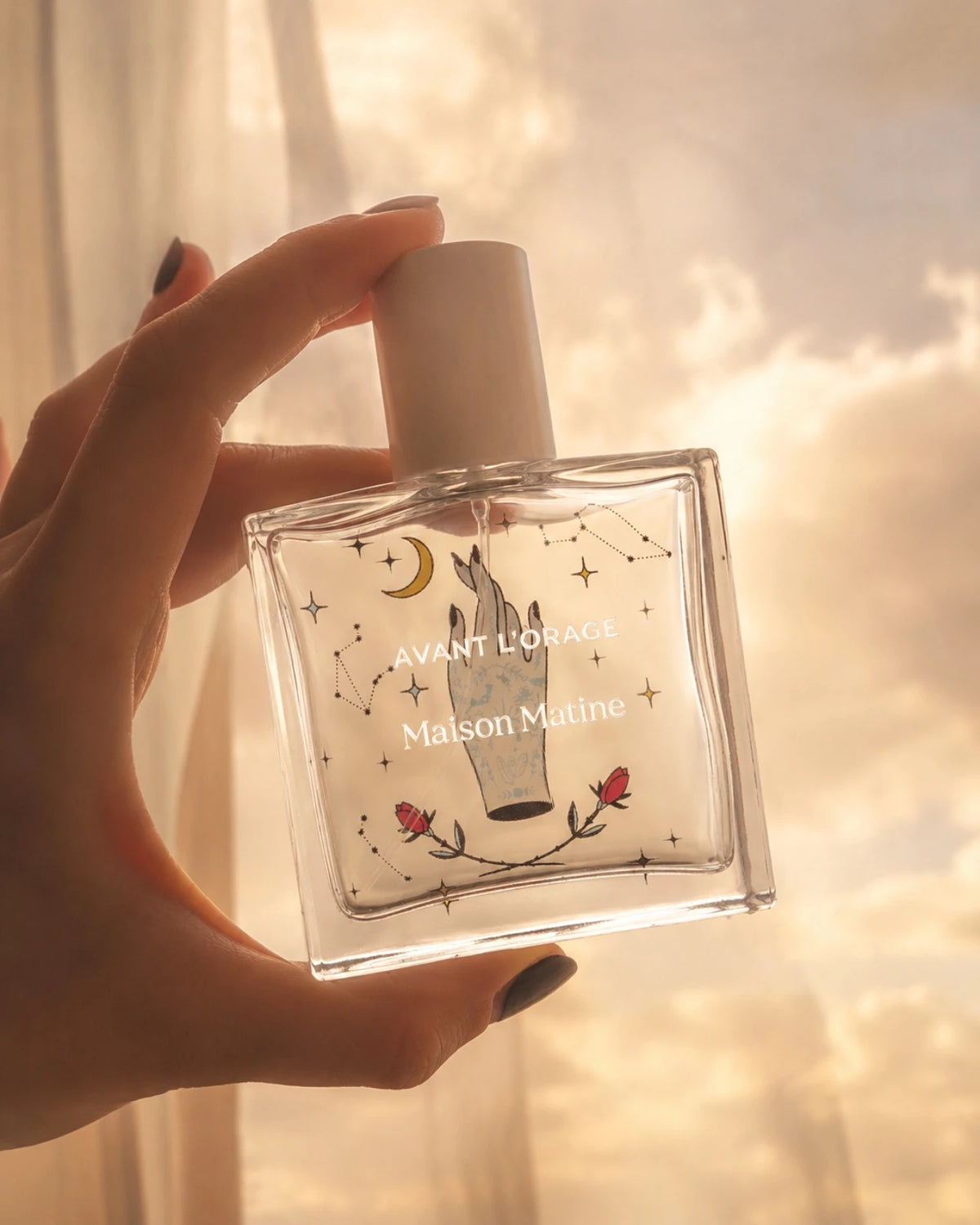Avant l'Orage di Maison Matine - Roma | Eau de Parfum - 50 ml | profumo legnoso, floreale, vanigliato, cremoso, caldo, speziato
