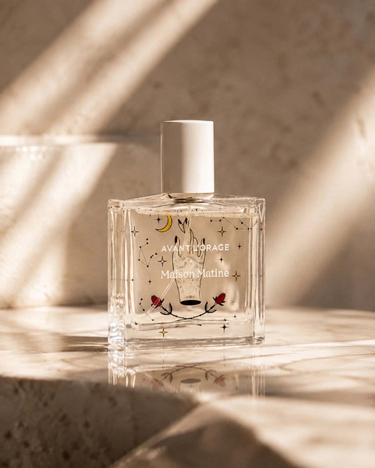 Avant l'Orage di Maison Matine - Roma | Eau de Parfum - 50 ml | profumo legnoso, floreale, vanigliato, cremoso, caldo, speziato