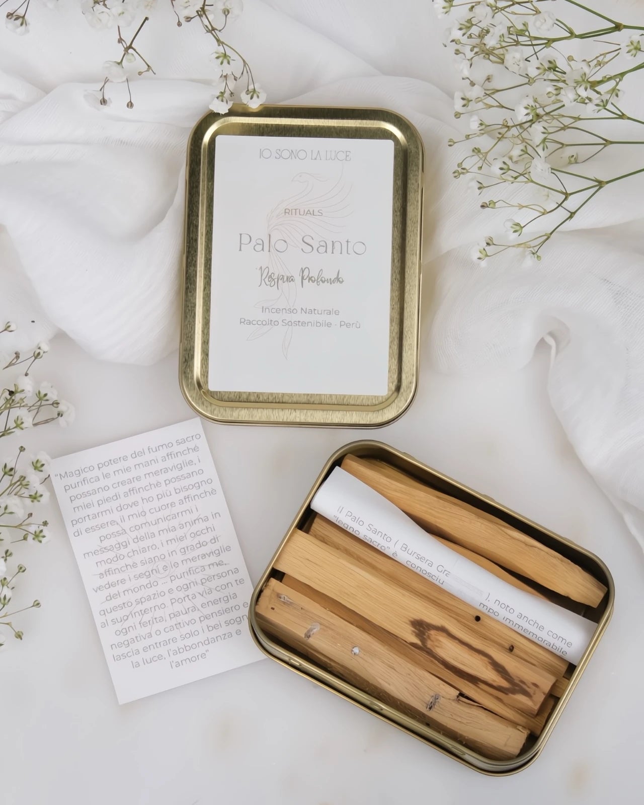 legnetto di Palo Santo naturale per fumigazione e purificazione