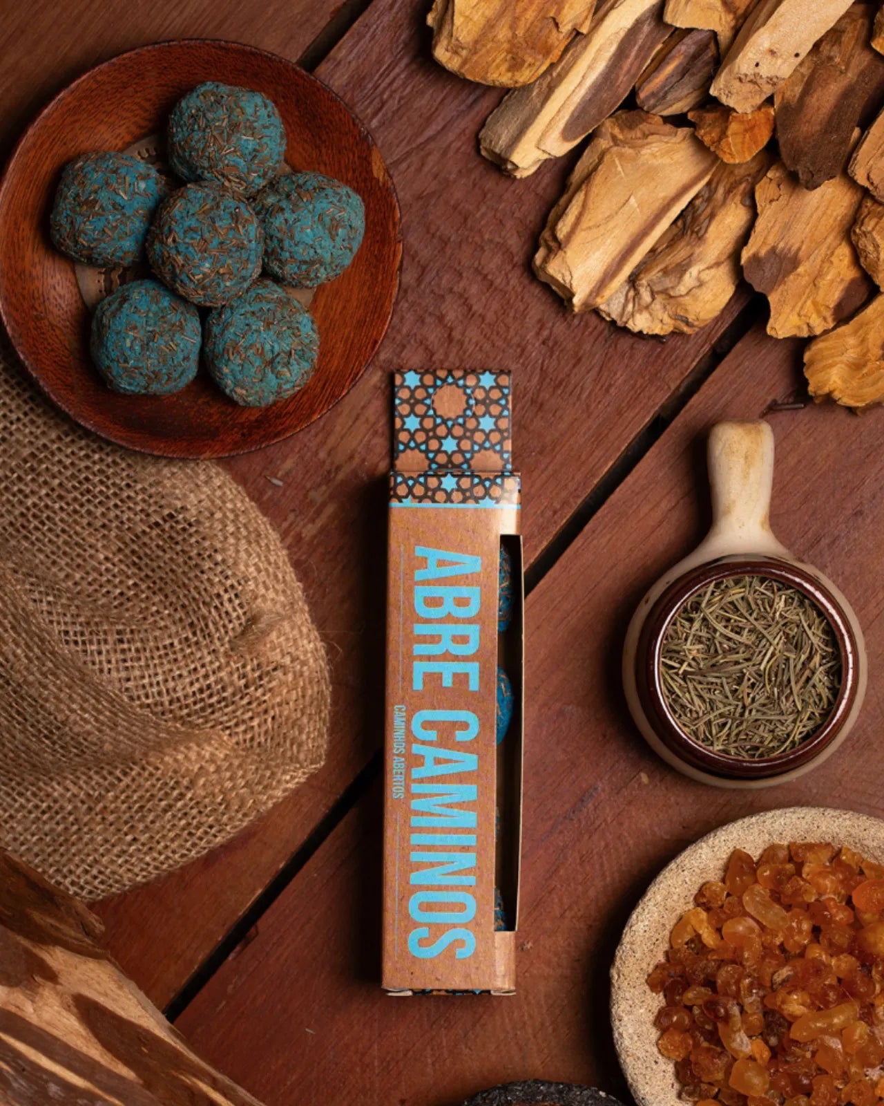 Bombitas Smudge Abre Caminos di Sagrada Madre - Rituale nuove opportunità con benjui, muschio e rosmarino | Incensi Naturali Roma - Io Sono La Luce