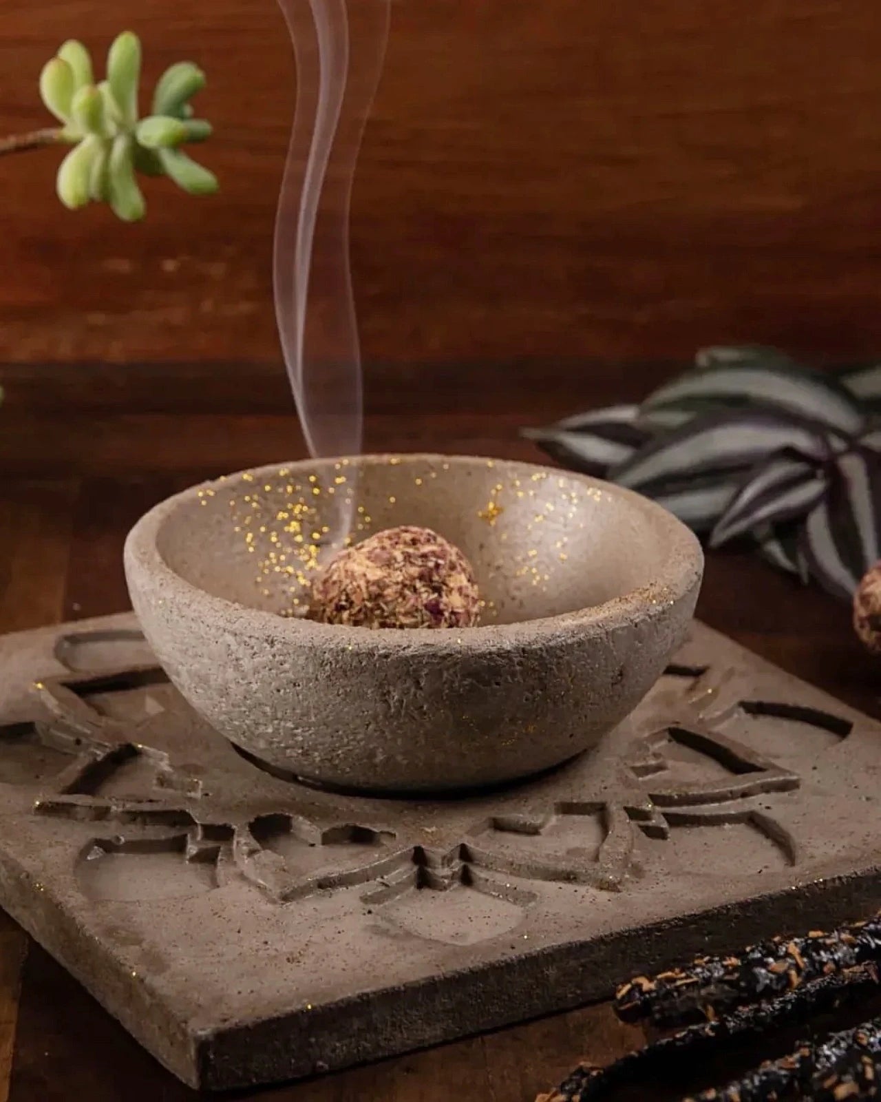 Bombitas di Sagrada Madre | Sfere di smudge naturali sostenibili per rituali intenzionali di fumiginazione con erbe sacre e resine 