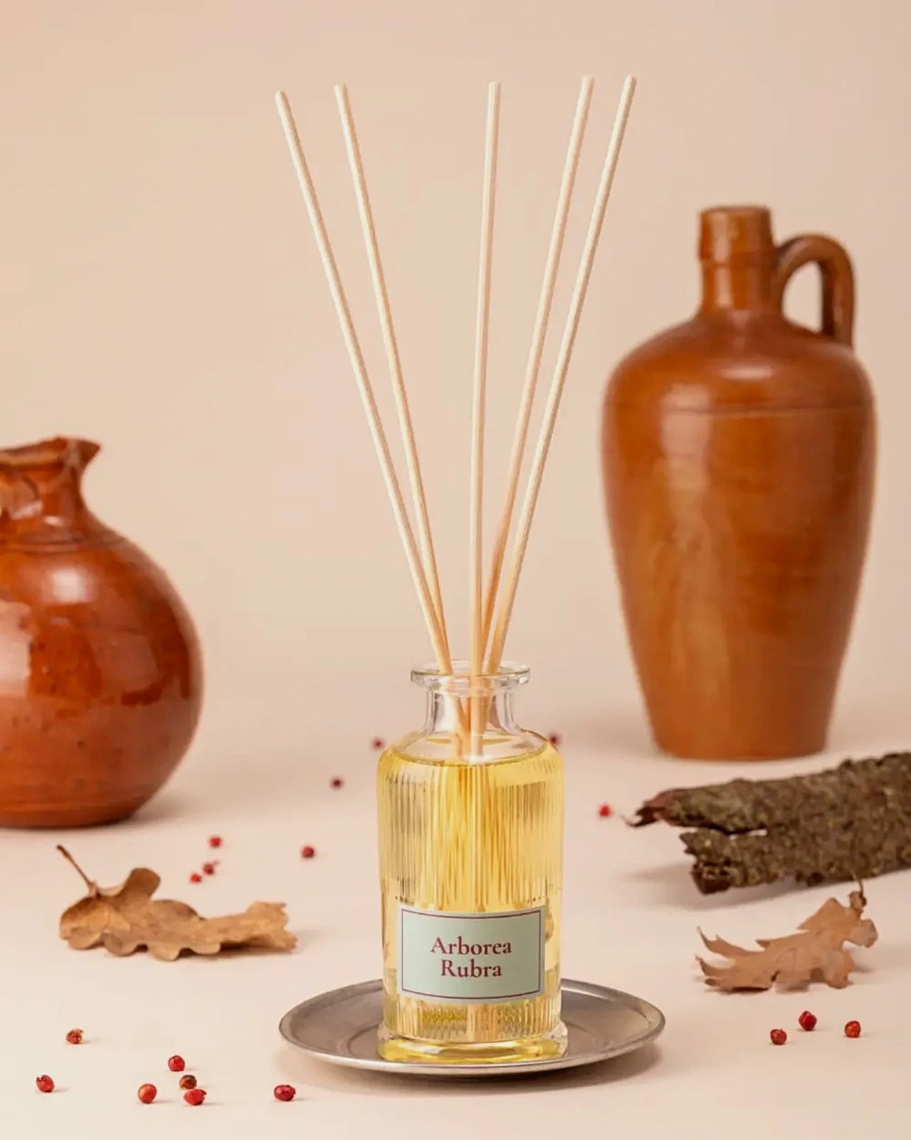 Diffusore a bastoncini fragranza d'ambiente note di ambra vaniglia e rosa per profumare casa | Made in Italy - Io Sono La Luce Roma