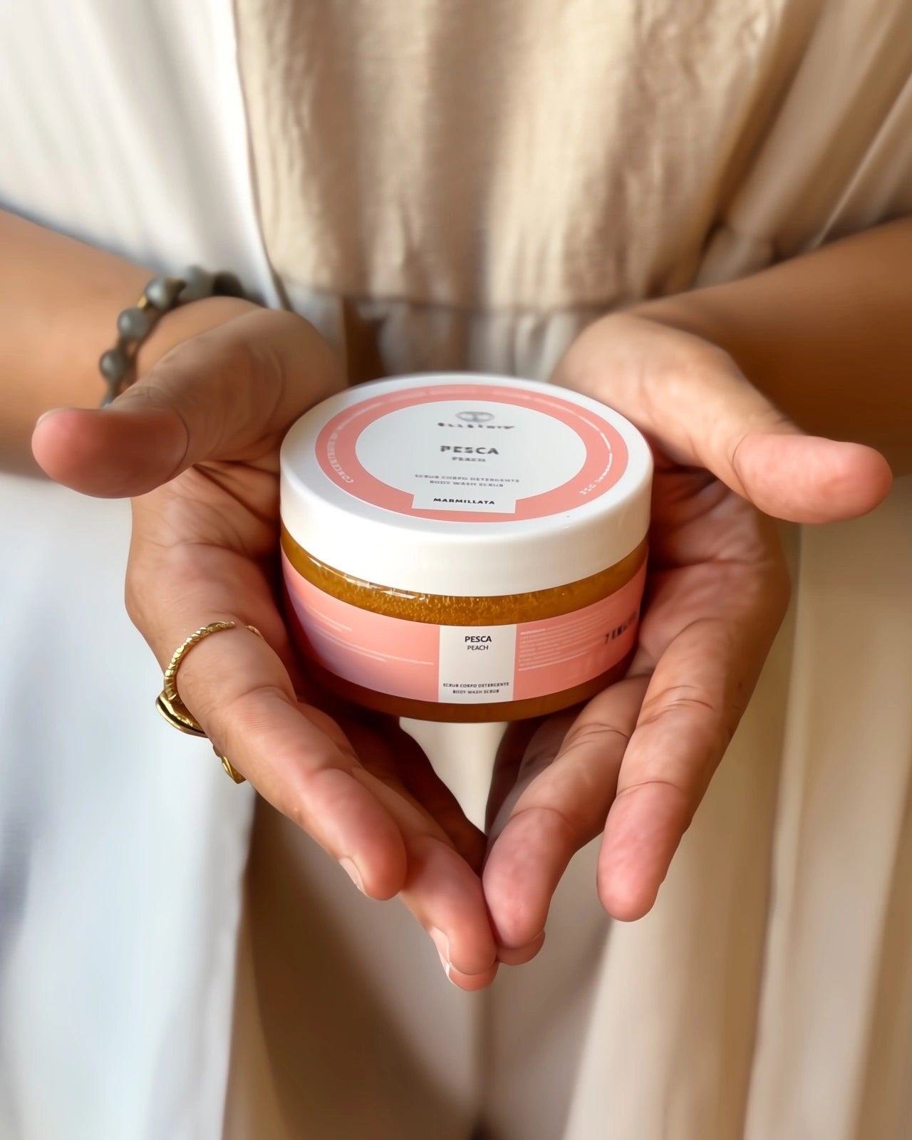 scrub corpo all'anguria con oli naturali 100 gr - io sono la luce - roma