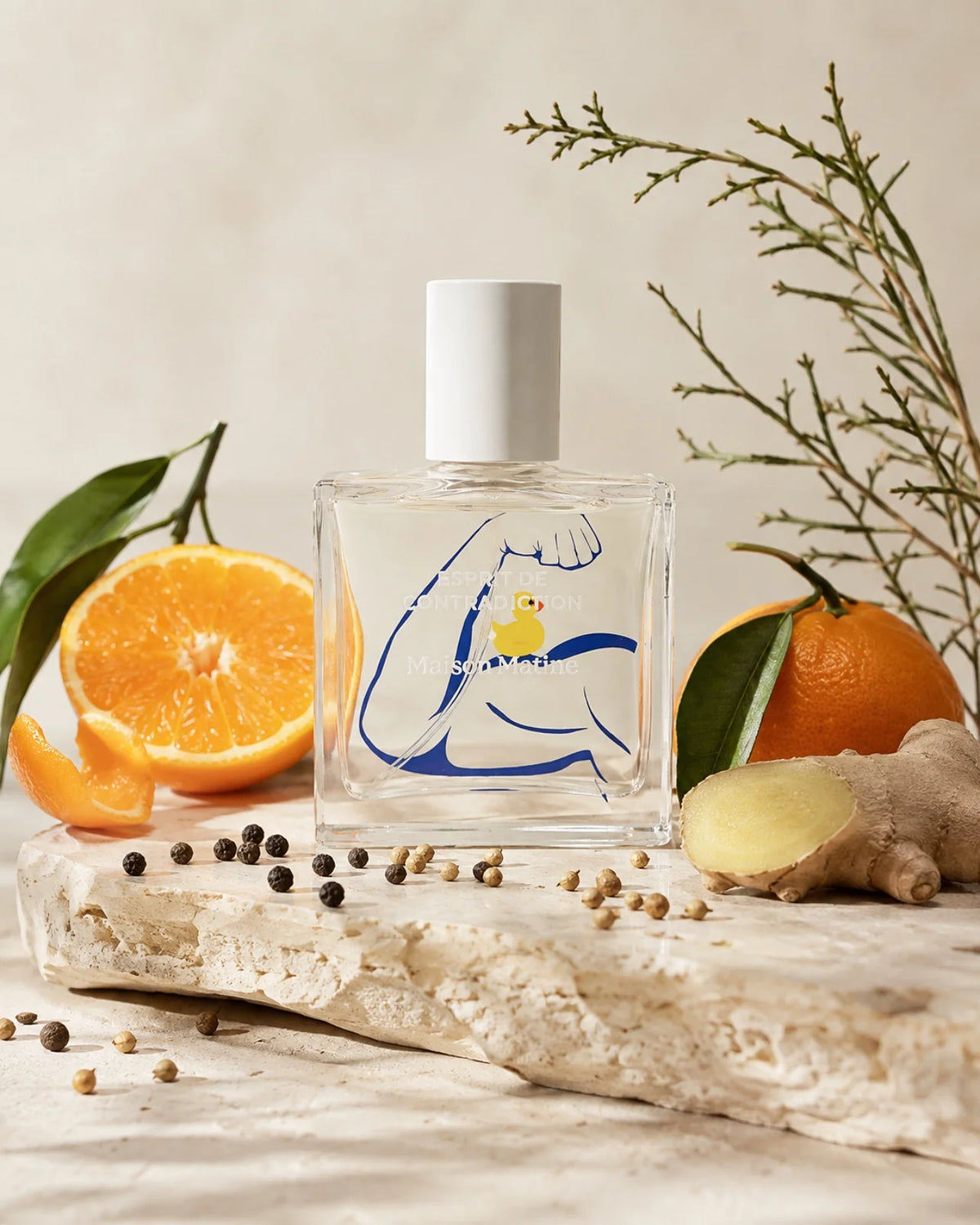 Esprit de Contradiction di Maison Matine - Roma | Eau de Parfum - 50 ml | Profumo al mandarino, pepe nero, coriandolo, zenzero, radice di iris, vetiver, salvia, muschio, legno di cedro