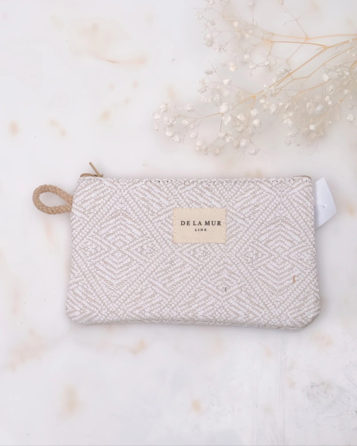 mini pochette necessaire artigianale stampa roca